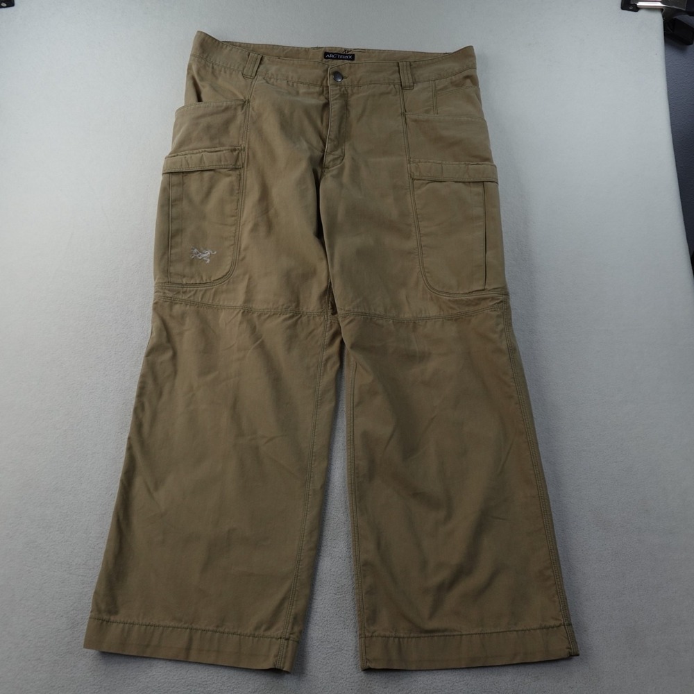 Arc'teryx Vintage Cargo Pants Mens 38 Khaki Hiking Climbing Outdoor 38x28